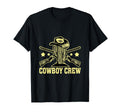 Cowboy Crew Cactus Western Cowboys T-Shirt - Custom Art Print Unisex - T-Shirt, Sweatshirt, Hoodie