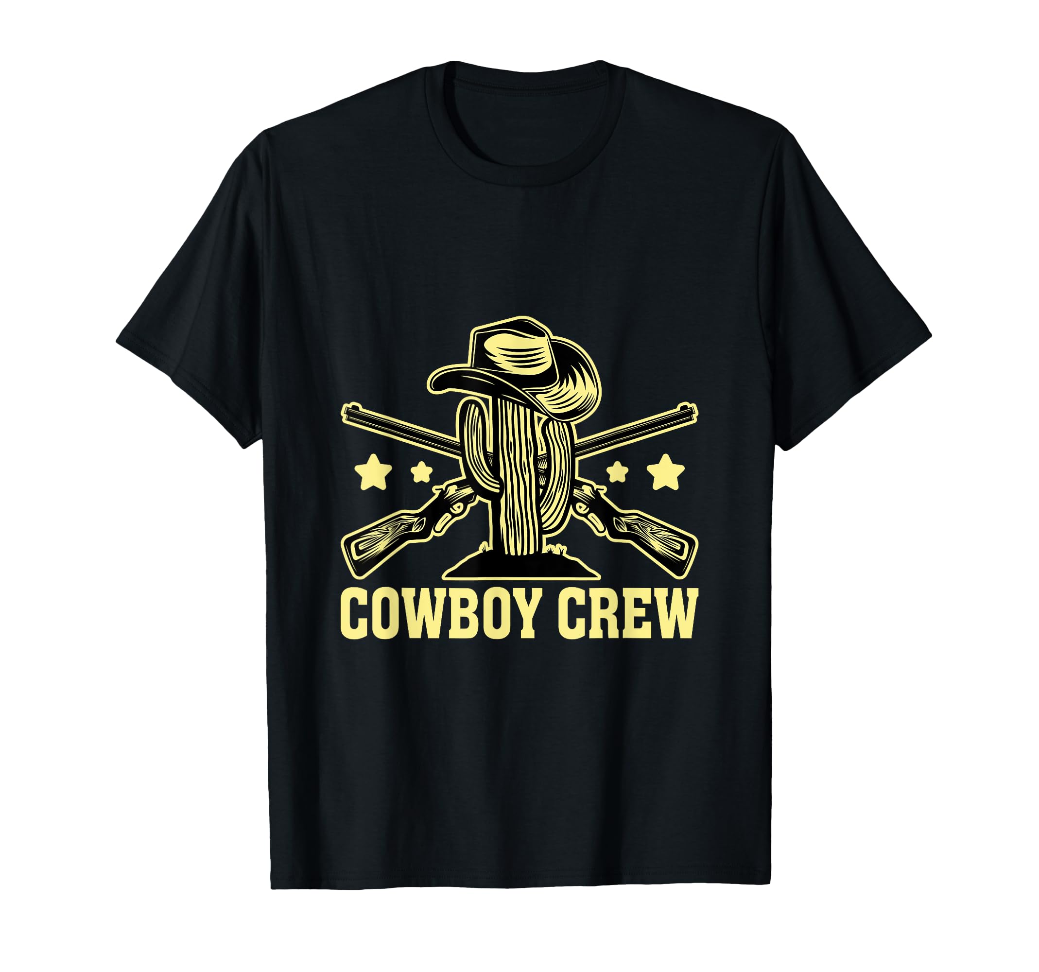 Cowboy Crew Cactus Western Cowboys T-Shirt - Custom Art Print Unisex - T-Shirt, Sweatshirt, Hoodie