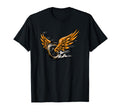Winged Wheel Motorcycle Biker T-Shirt - Custom Art Print Unisex - T-Shirt, Sweatshirt, Hoodie