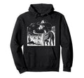 Greyhound Ufo Alien Western Cowboy Hoodie - Graphic Print Men Women - T-Shirt, Sweatshirt, Hoodie