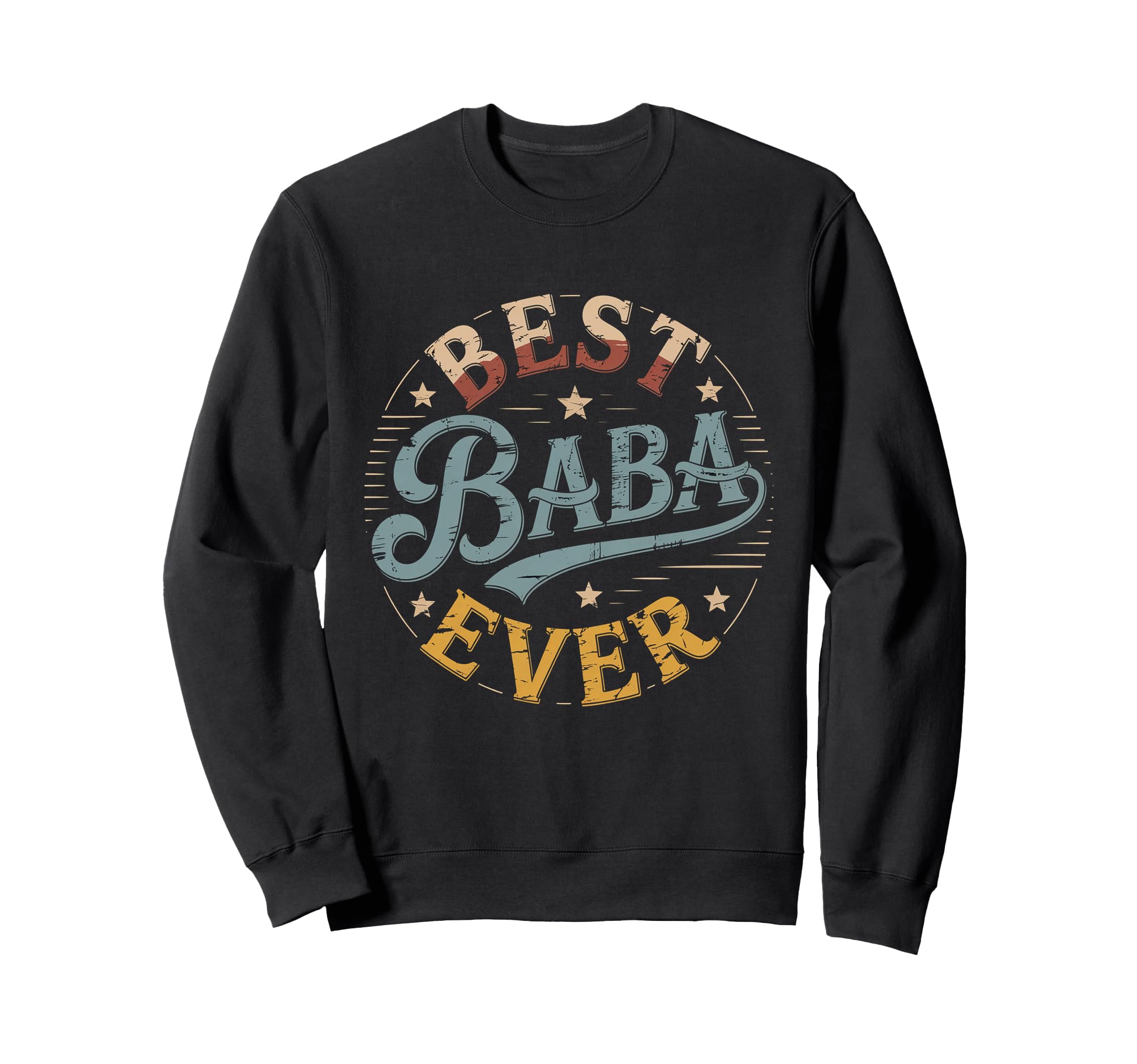 Best Baba Ever Sunset Arabic Father Sweatshirt - Custom Art Print Unisex - T-Shirt, Sweatshirt, Hoodie