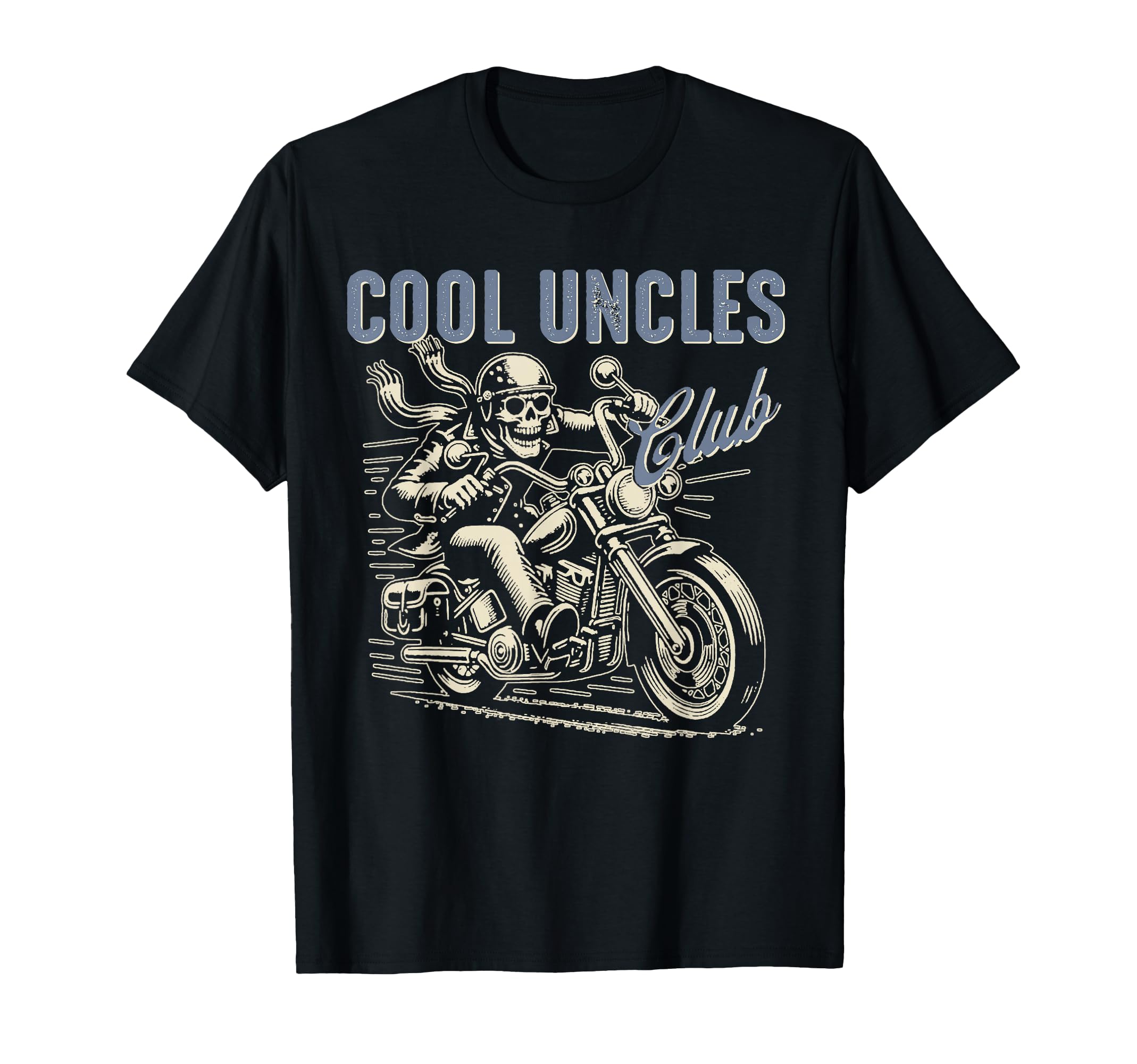 Uncles Club Biker Uncle Uncle Riding T-Shirt - Minimalist Print Men Women - T-Shirt, Sweatshirt, Hoodie
