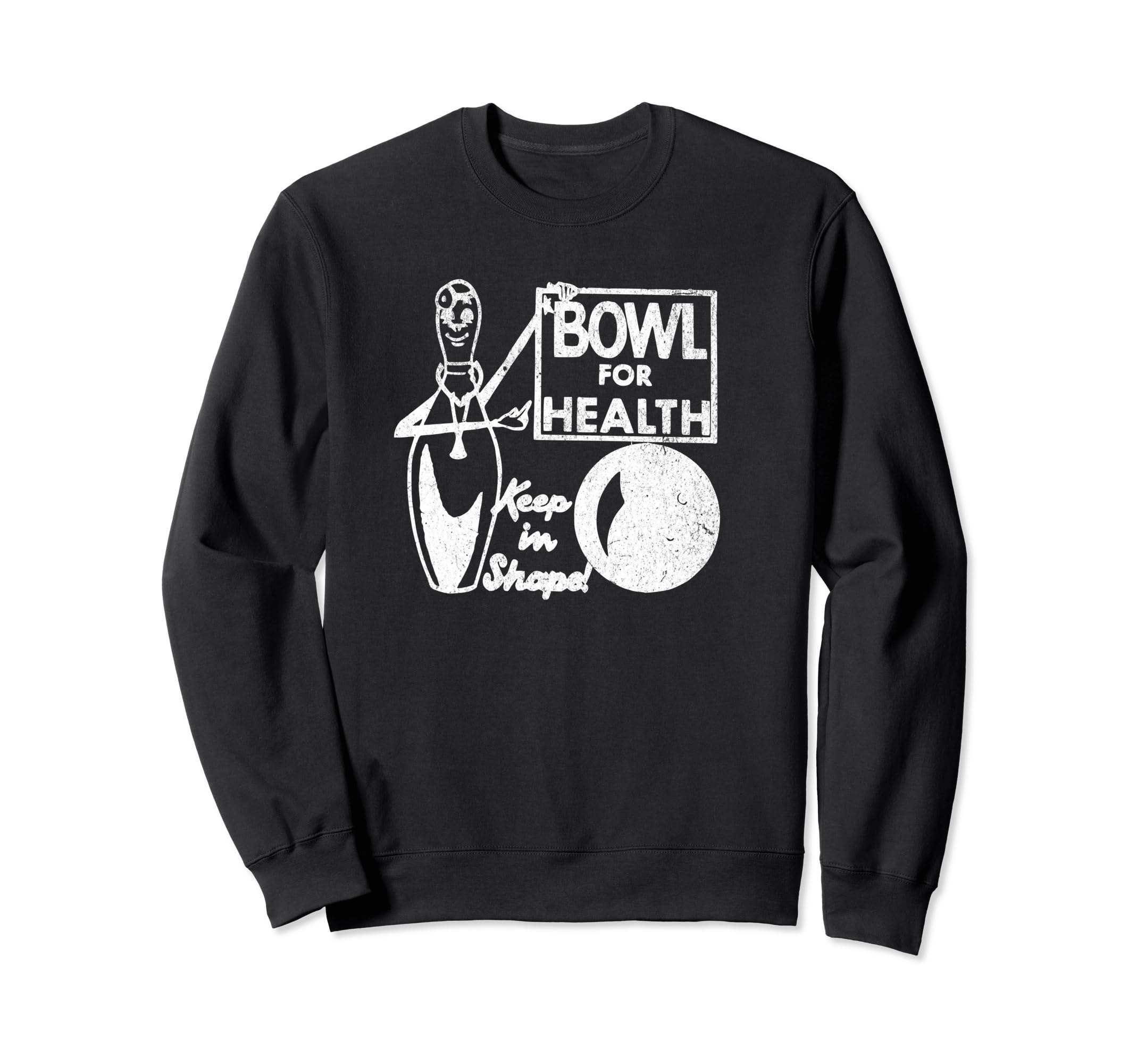 Bowl Health Bowling Matchbook Sweatshirt - Trendy Graphic for Adults - T-Shirt, Sweatshirt, Hoodie