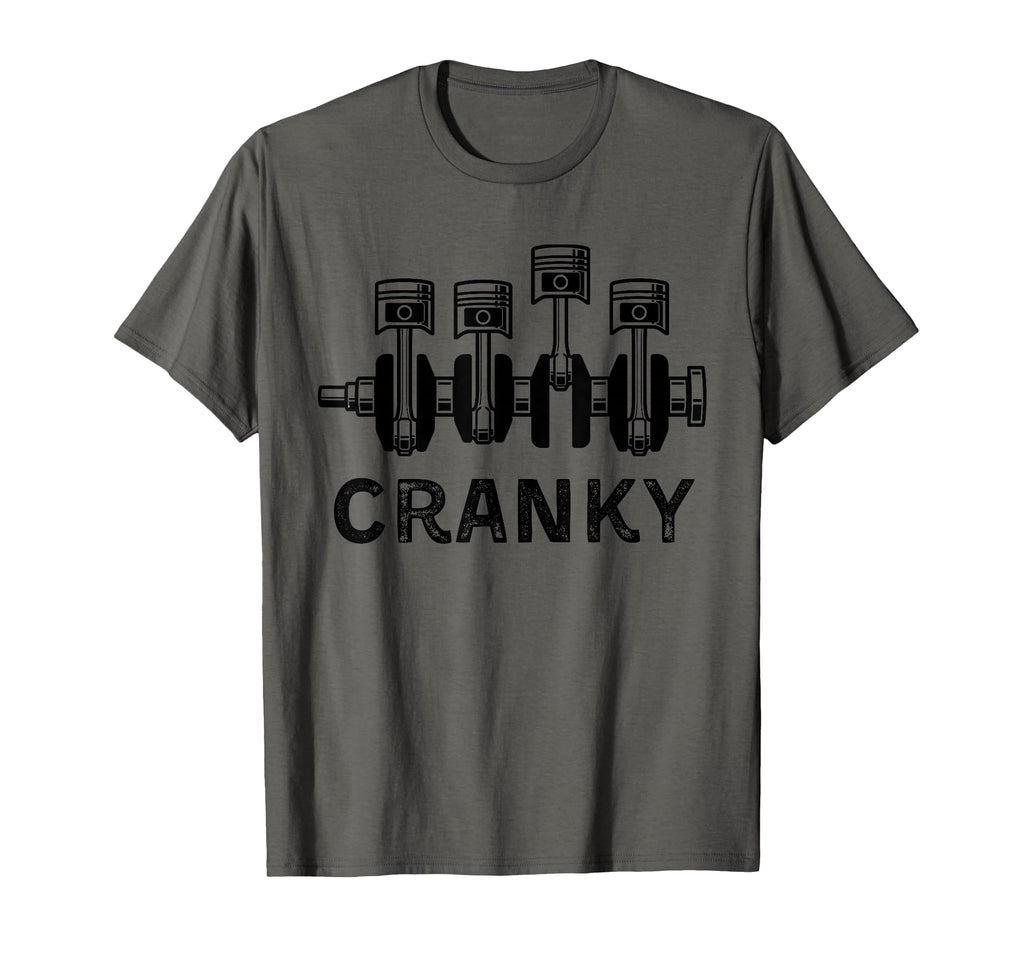 Cranky Car Engine Crankshaft Cars Lover T-Shirt - Novelty Apparel Unisex - T-Shirt, Sweatshirt, Hoodie
