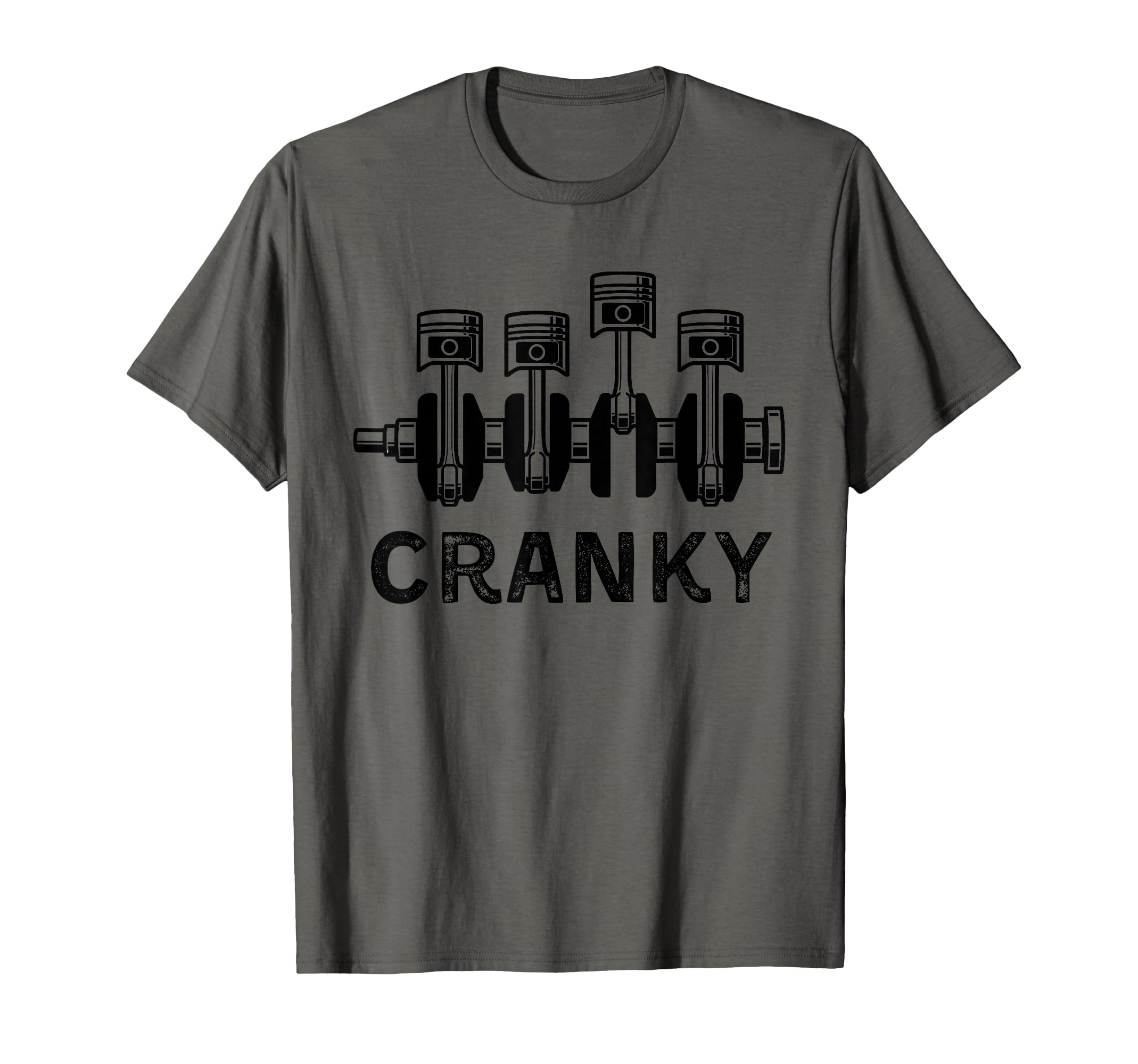 Cranky Car Engine Crankshaft Cars Lover T-Shirt - Novelty Apparel Unisex - T-Shirt, Sweatshirt, Hoodie