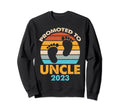 Promoted To Aunt 2023 Sunset Sweatshirt - Fun Novelty Design Unisex - T-Shirt, Sweatshirt, Hoodie