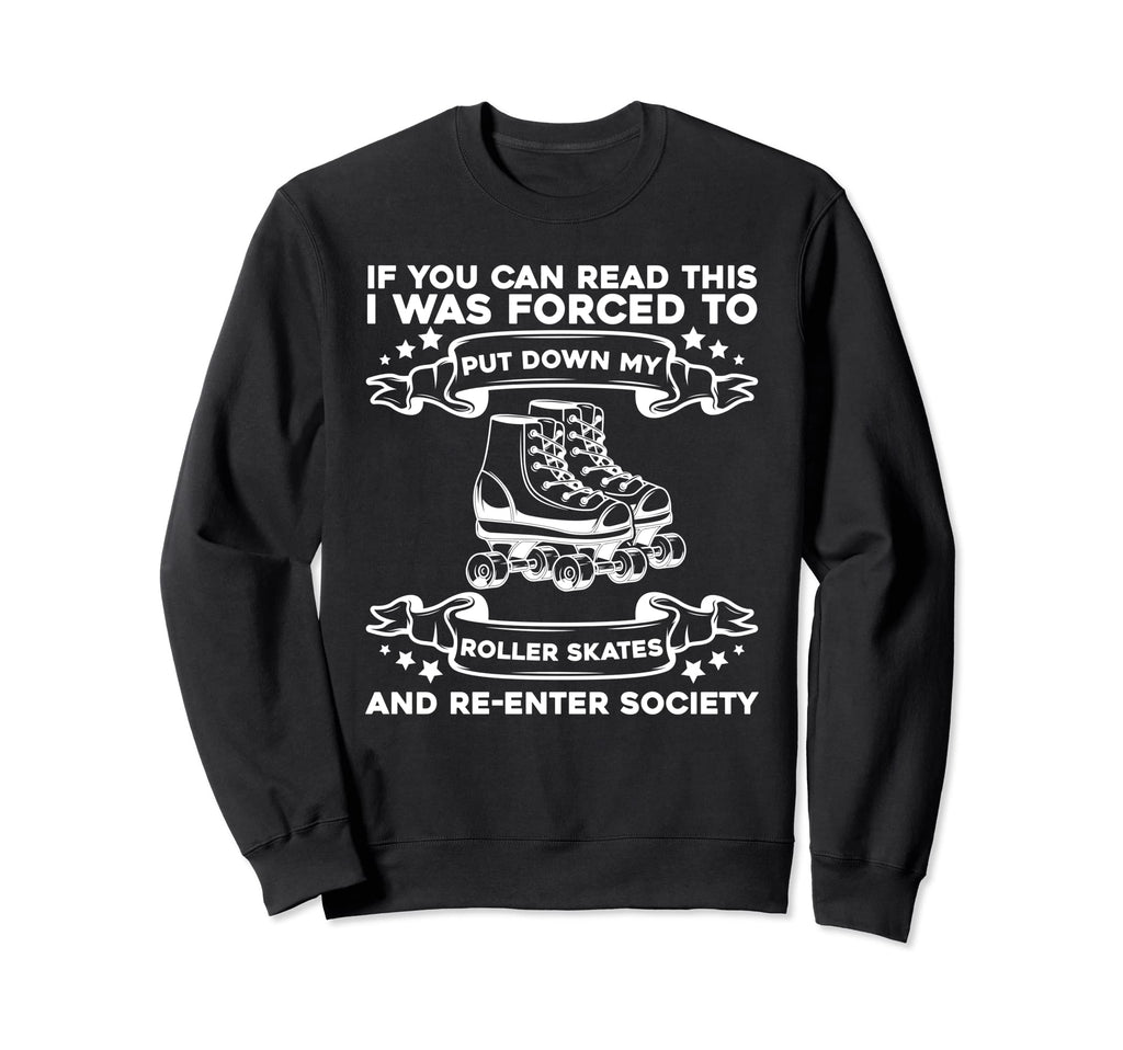 Roller Skating Derby Skater 70S Roller Sweatshirt - Graphic Print Unisex - T-Shirt, Sweatshirt, Hoodie