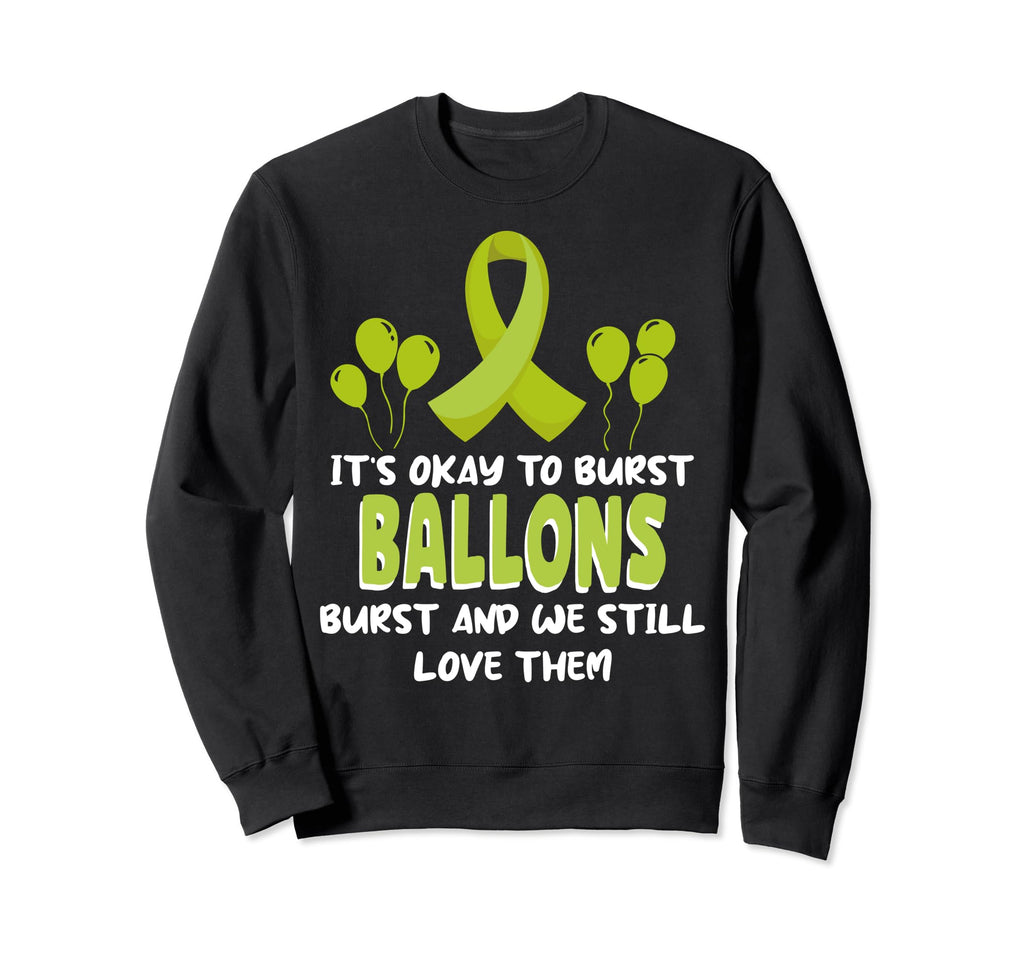 Balloons Burst Depression Sweatshirt - Fun Novelty Design for Adults - T-Shirt, Sweatshirt, Hoodie