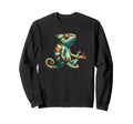Meditation Chameleon Yoga Pose Sweatshirt - Streetwear Style for Adults - T-Shirt, Sweatshirt, Hoodie
