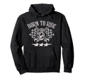Usa Flag Motorcycle Gift Bikers Hoodie - Aesthetic Graphic Unisex - T-Shirt, Sweatshirt, Hoodie