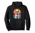 West Highland White Terrier Sunglasses Hoodie - Trendy Graphic for Adults - T-Shirt, Sweatshirt, Hoodie