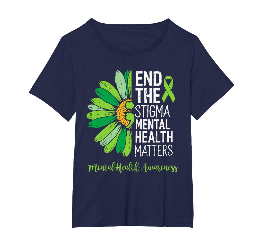 End Stigma Mental Health Matters T-Shirt - Novelty Apparel for Adults - T-Shirt, Sweatshirt, Hoodie