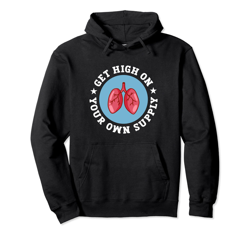 Deep Mindful Breathing Yoga Yogi Hoodie - Minimalist Print for Adults - T-Shirt, Sweatshirt, Hoodie