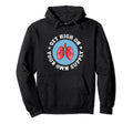 Deep Mindful Breathing Yoga Yogi Hoodie - Minimalist Print for Adults - T-Shirt, Sweatshirt, Hoodie