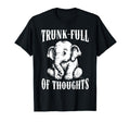 Thoughtful Elephant Overthinkers T-Shirt - Trendy Graphic for Adults - T-Shirt, Sweatshirt, Hoodie