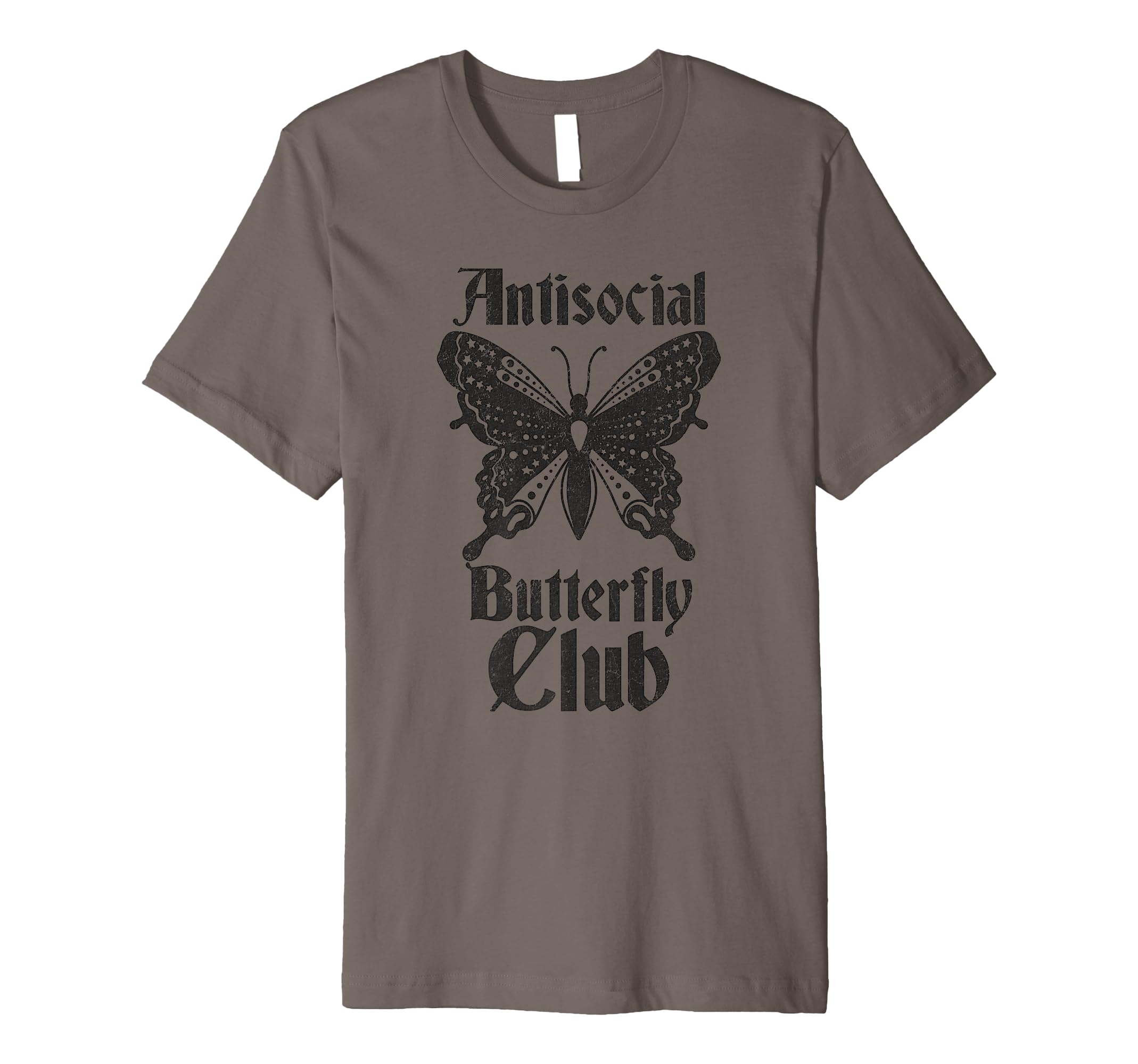 Antisocial Butterfly Club Introvert T-Shirt - Fun Novelty Design Men Women - T-Shirt, Sweatshirt, Hoodie