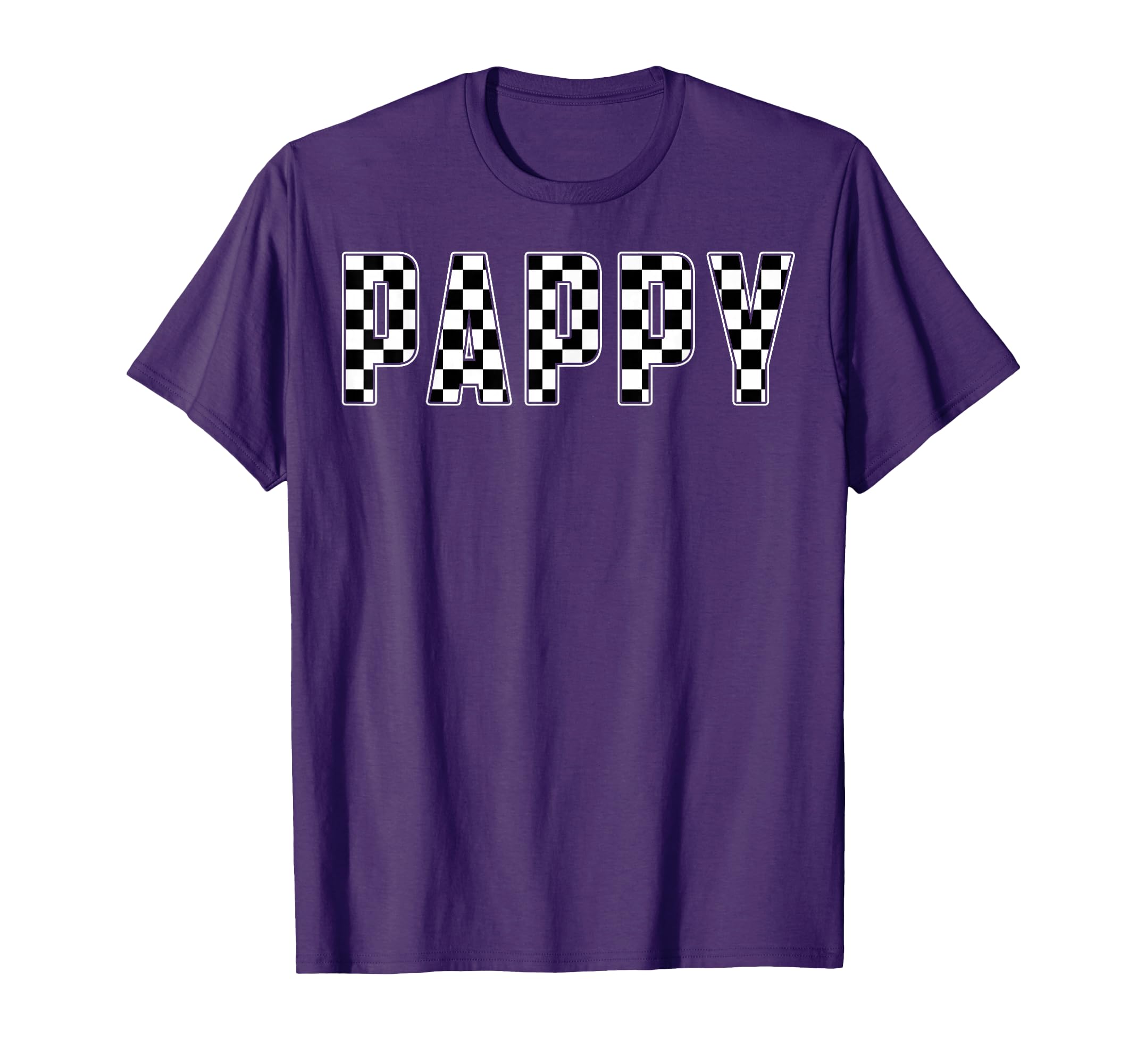 Pappy Racing Race Car Pappy Checkered Flag T-Shirt - Unique Graphic Unisex - T-Shirt, Sweatshirt, Hoodie