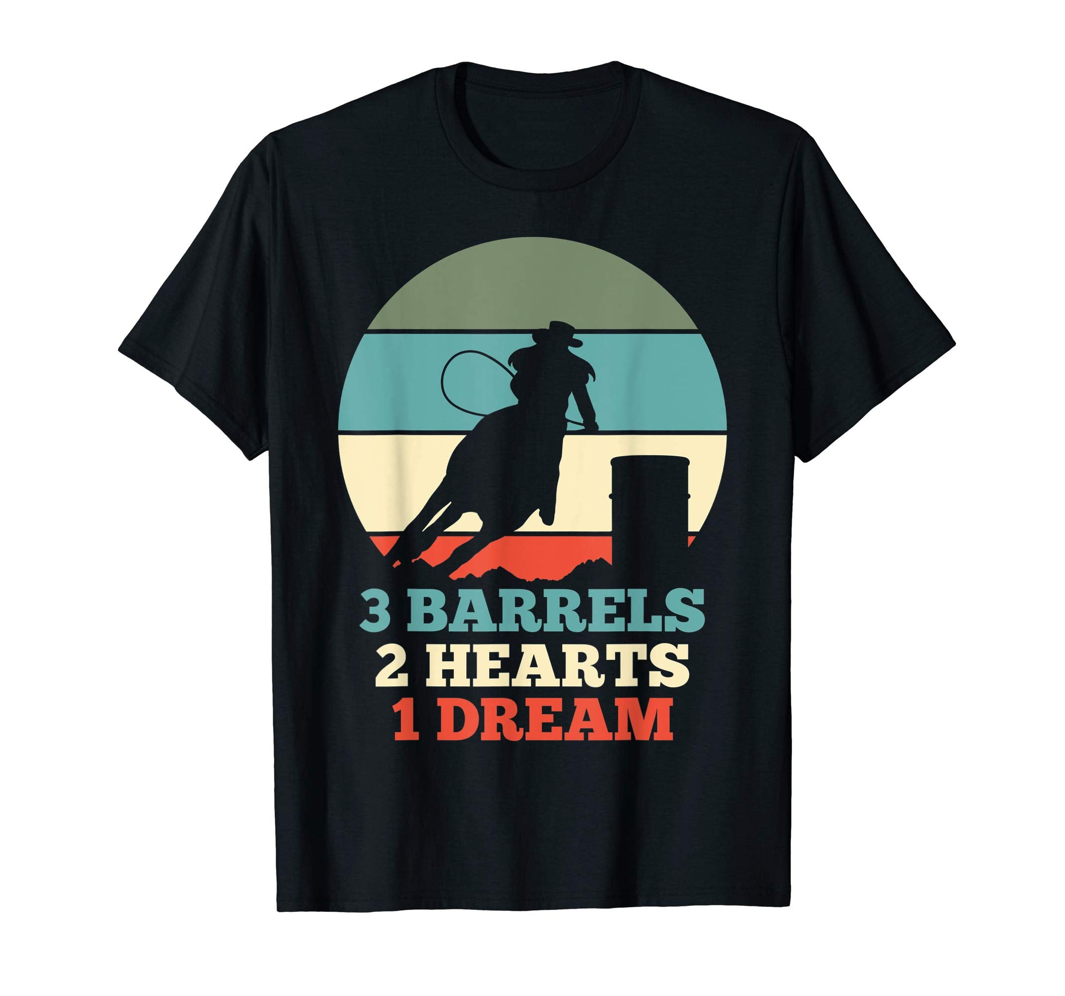 Barrel Racing Rodeo Western Gift T-Shirt - Novelty Apparel for Adults - T-Shirt, Sweatshirt, Hoodie