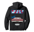 1966 Charger Super Bee Hot Rod Muscle Car Hoodie - Minimalist Print Unisex - T-Shirt, Sweatshirt, Hoodie