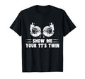 Funny Show Me Your Tts Twin Turbo T-Shirt - Minimalist Print for Adults - T-Shirt, Sweatshirt, Hoodie