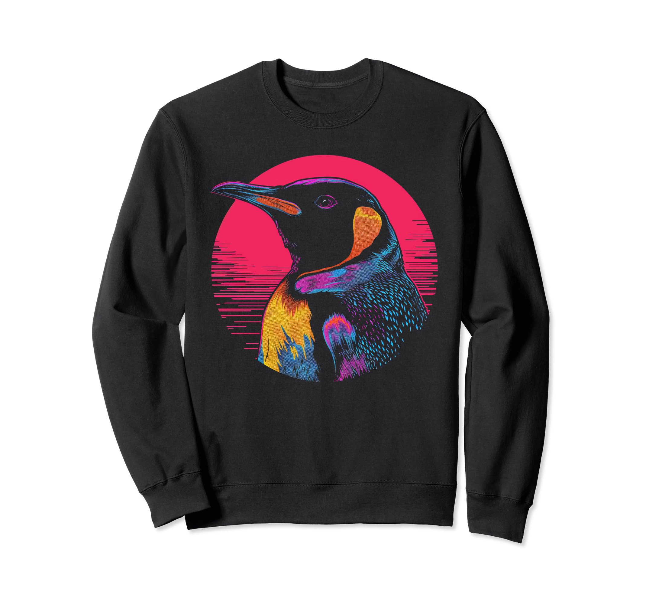 Penguin Vaporwave Aesthetic Sweatshirt - Streetwear Style Men Women - T-Shirt, Sweatshirt, Hoodie