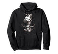 Meditation Zebra Yoga Pose Relaxing Hoodie - Trendy Graphic for Adults - T-Shirt, Sweatshirt, Hoodie