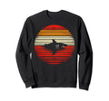 Shark Sunset Safari 70S Fishing Sweatshirt - Fun Novelty Design Unisex - T-Shirt, Sweatshirt, Hoodie