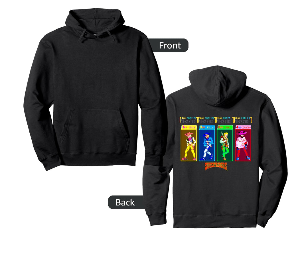 Sunset Riders Character Select Hoodie - Casual Everyday Wear Unisex - T-Shirt, Sweatshirt, Hoodie