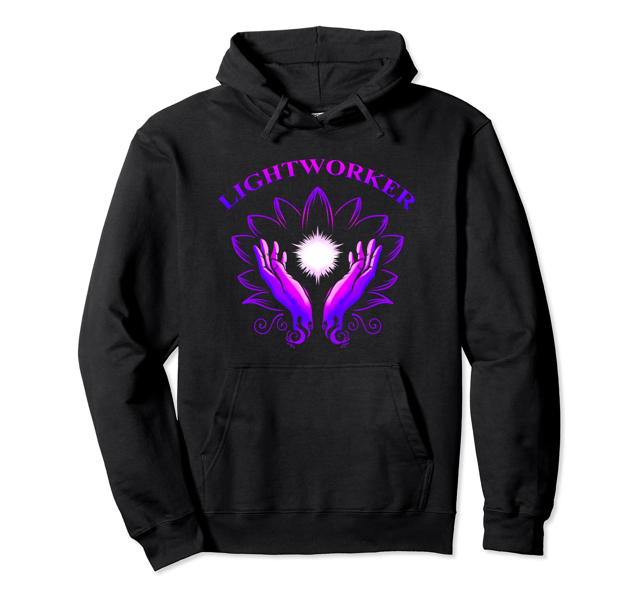 Energy Chakra Holistic Healing Hands Hoodie - Unique Graphic Men Women - T-Shirt, Sweatshirt, Hoodie