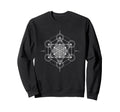 Sacred Geometry Flower Life Metatron Sweatshirt - Trendy Graphic Unisex - T-Shirt, Sweatshirt, Hoodie