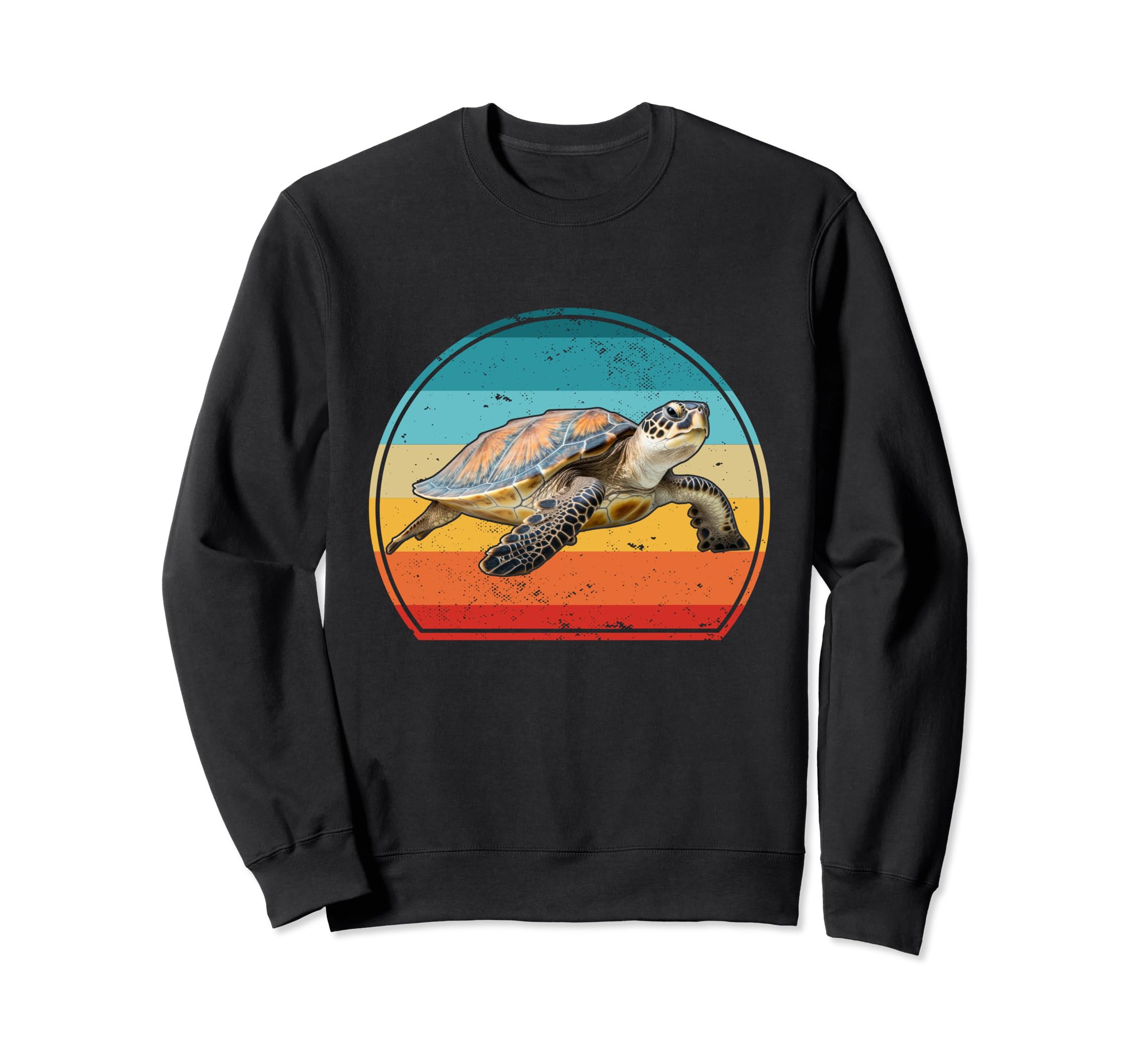 Funny Turtle Outfit 70S 80S Animals Sweatshirt - Minimalist Print Unisex - T-Shirt, Sweatshirt, Hoodie