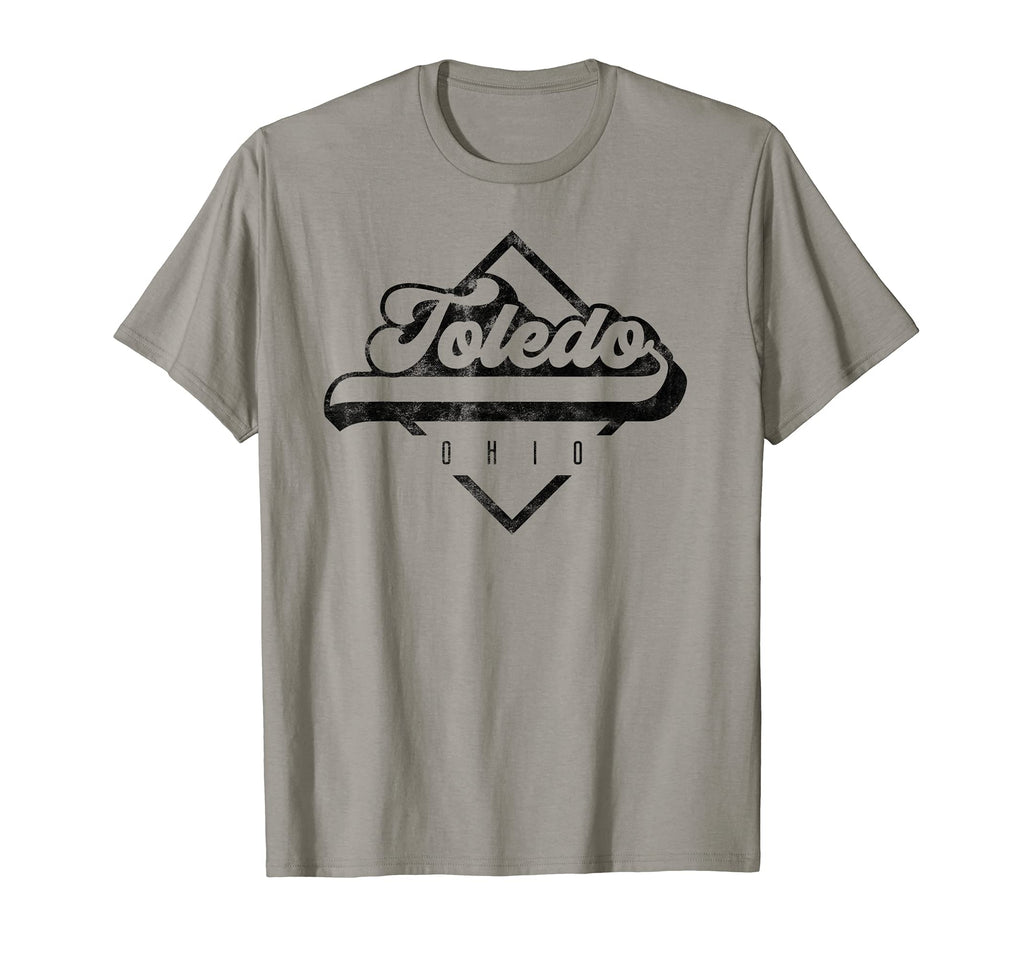 Toledo Ohio Distressed 70S 80S T-Shirt - Graphic Print for Adults - T-Shirt, Sweatshirt, Hoodie