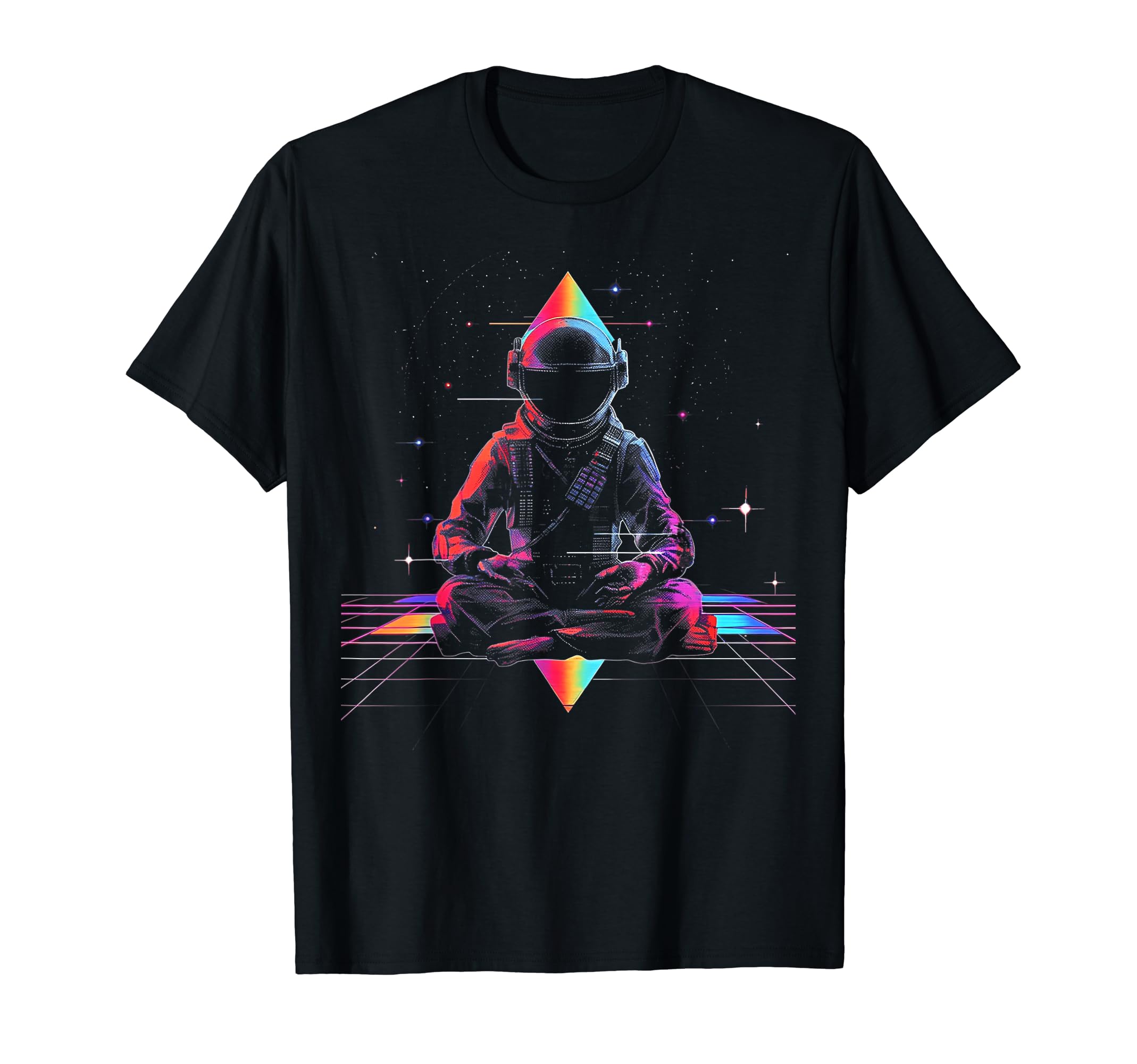 Synthwave Astronaut Cyberpunk 80S Sci T-Shirt - Aesthetic Graphic Unisex - T-Shirt, Sweatshirt, Hoodie