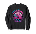 Flamingo Roller Skating Sweatshirt - Minimalist Print Unisex - T-Shirt, Sweatshirt, Hoodie