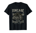 57Th Birthday 1960 Motorcycle Chopper T-Shirt - Streetwear Style Men Women - T-Shirt, Sweatshirt, Hoodie