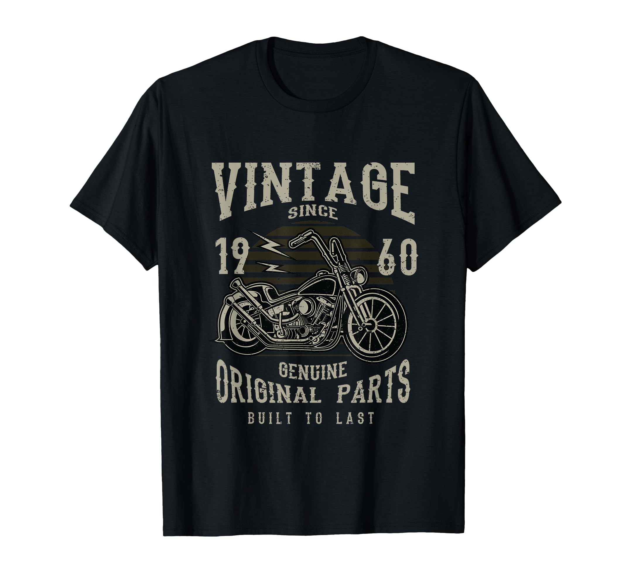 57Th Birthday 1960 Motorcycle Chopper T-Shirt - Streetwear Style Men Women - T-Shirt, Sweatshirt, Hoodie