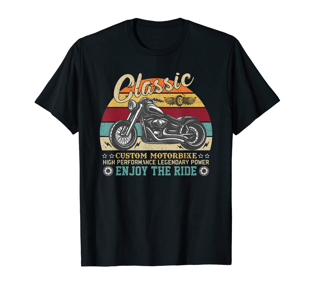 Motorbike Enjoy Ride Biker Rider T-Shirt - Trendy Graphic Men Women - T-Shirt, Sweatshirt, Hoodie