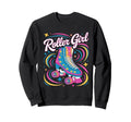Roller Skater Roller Skating 70S Sweatshirt - Minimalist Print Men Women - T-Shirt, Sweatshirt, Hoodie