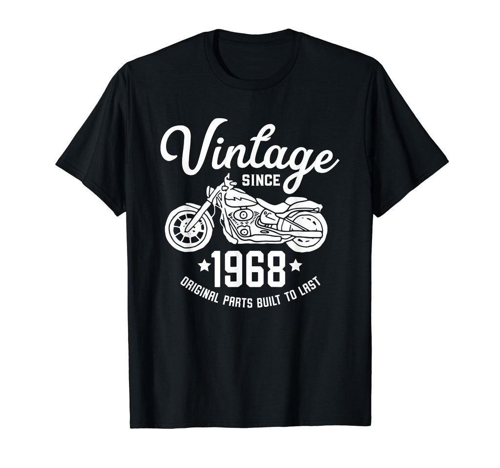 50Th Birthday Motorcycle 1968 Rider T-Shirt - Aesthetic Graphic for Adults - T-Shirt, Sweatshirt, Hoodie
