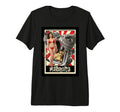 Devil Pin Up And Motorcycle Engine Tri T-Shirt - Unique Graphic for Adults - T-Shirt, Sweatshirt, Hoodie