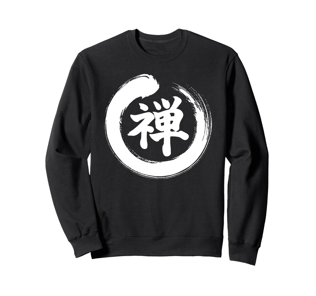 Meditation Enso Circle Sweatshirt - Aesthetic Graphic Men Women - T-Shirt, Sweatshirt, Hoodie