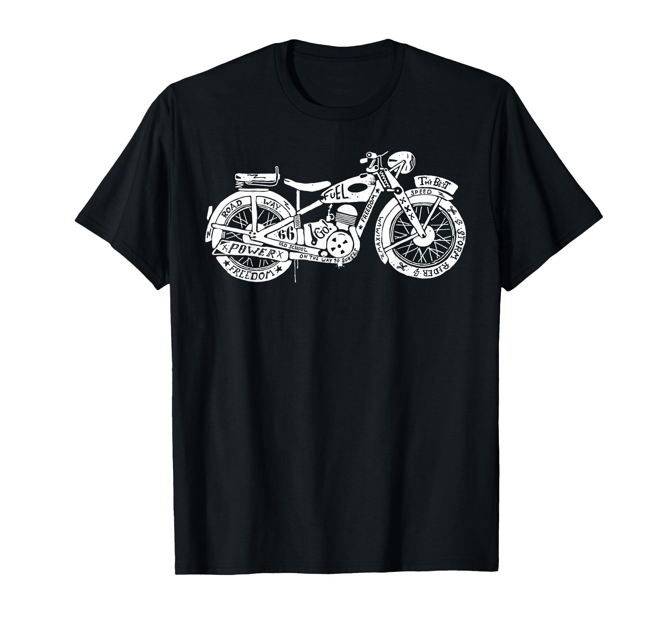 Motorcycling Biker Motorcycle Ride T-Shirt - Minimalist Print Men Women - T-Shirt, Sweatshirt, Hoodie