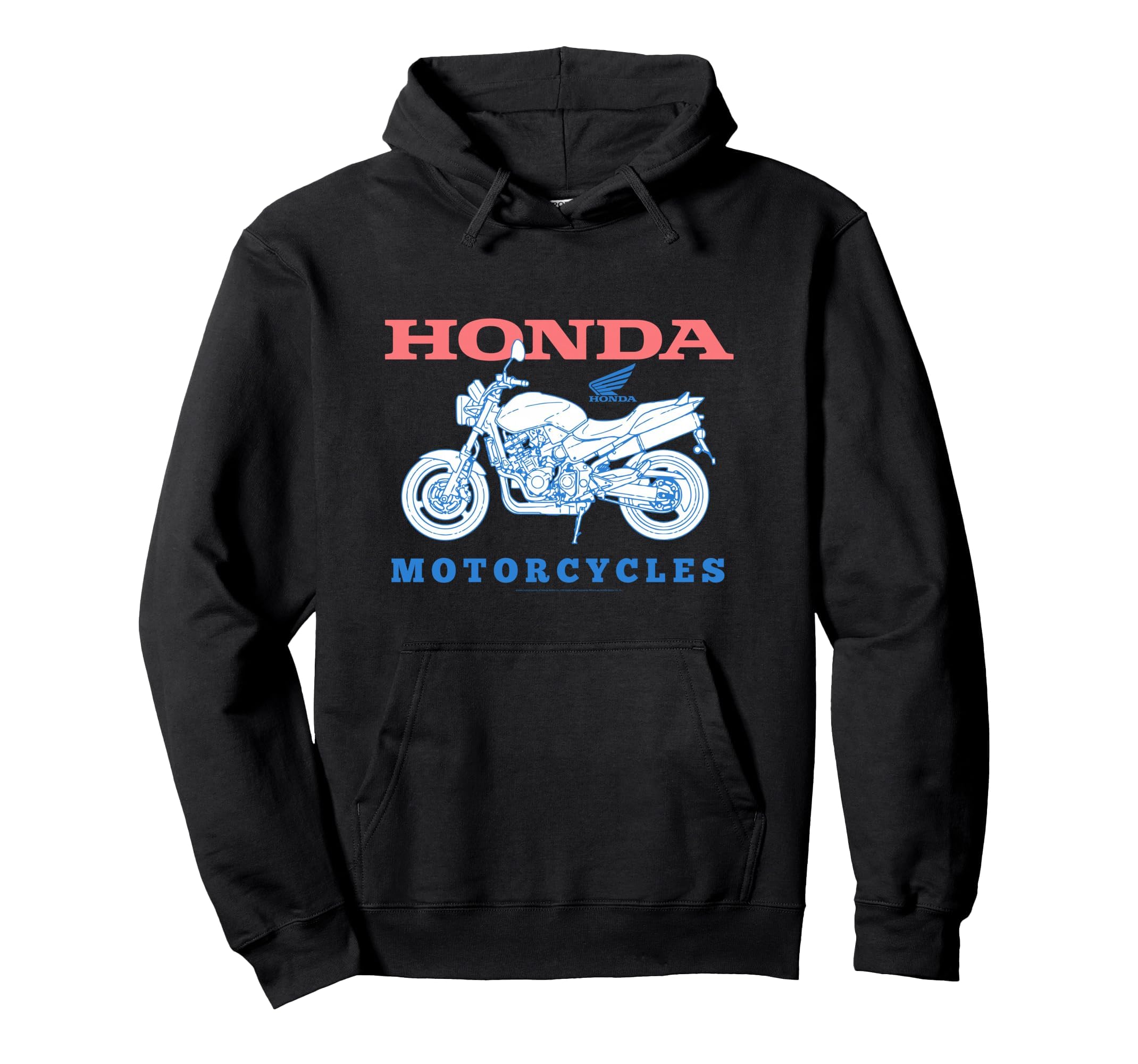 Honda Powersports Red White Blue Hoodie - Custom Art Print Unisex - T-Shirt, Sweatshirt, Hoodie
