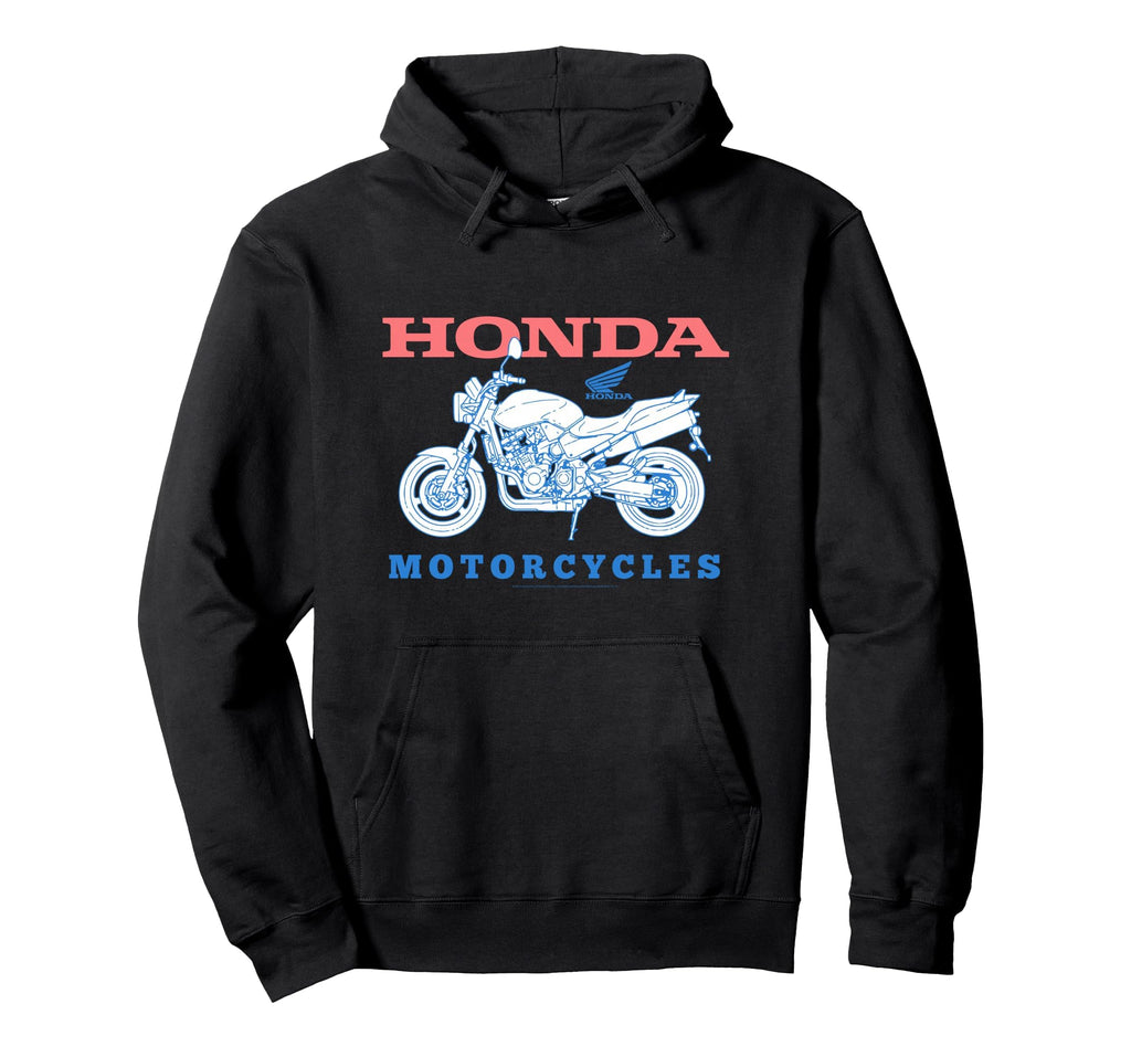Honda Powersports Red White Blue Hoodie - Fun Novelty Design for Adults - T-Shirt, Sweatshirt, Hoodie