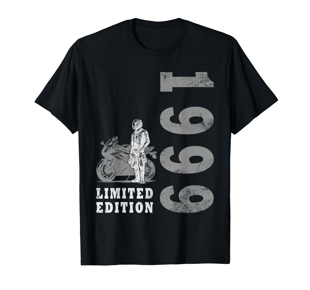 25 Years Biker 1999 Motorcycle T-Shirt - Unique Graphic Men Women - T-Shirt, Sweatshirt, Hoodie
