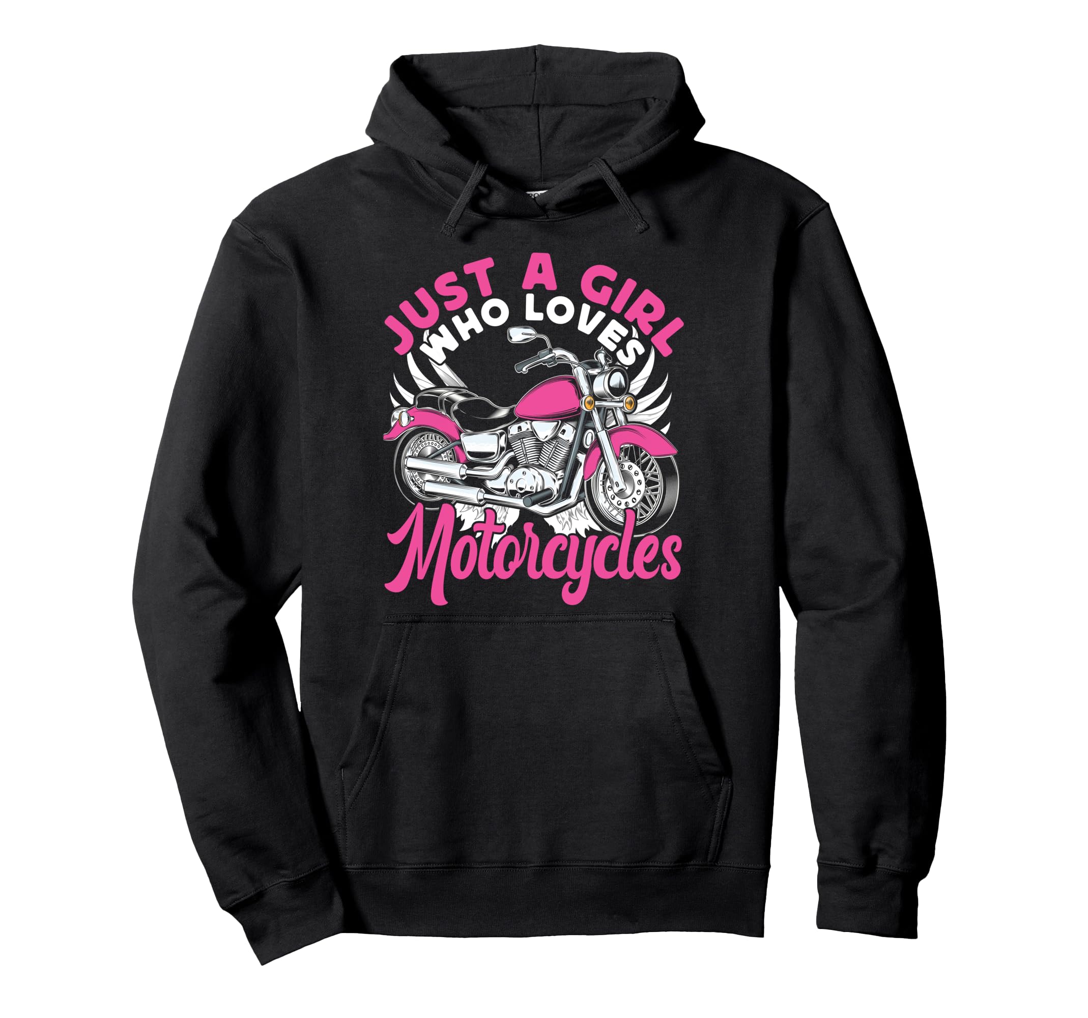 Motorcycle Biker Female Just Who Loves Hoodie - Casual Everyday Wear Unisex - T-Shirt, Sweatshirt, Hoodie
