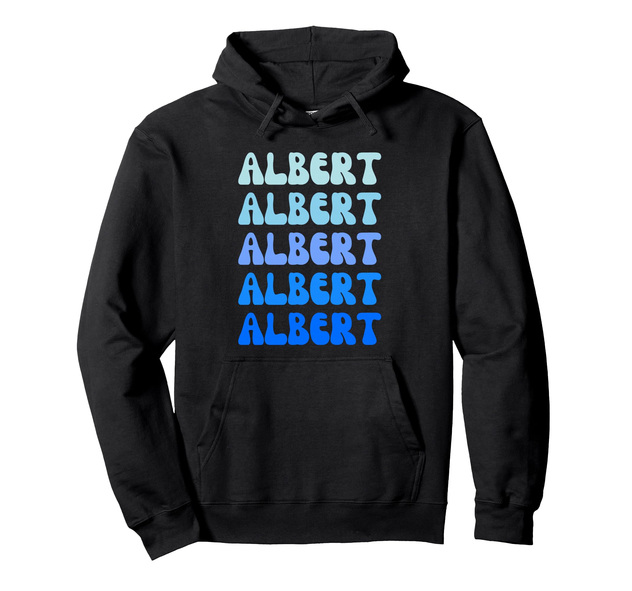 Albert Name Stack Hoodie - Trendy Graphic Men Women - T-Shirt, Sweatshirt, Hoodie