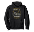 Zanesville Ks Usa Motorcycle Distressed Hoodie - Novelty Apparel for Adults - T-Shirt, Sweatshirt, Hoodie