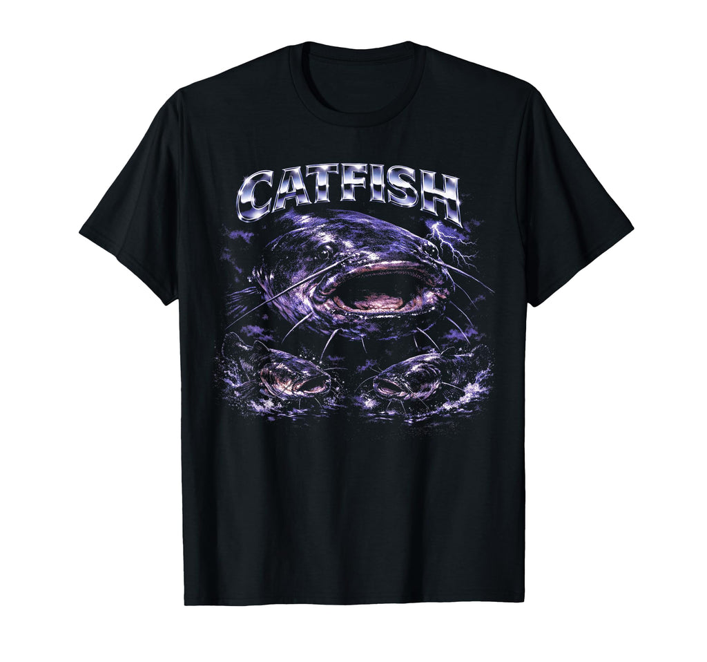 Funny Catfish 90S Bootleg Fish T-Shirt - Graphic Print for Adults - T-Shirt, Sweatshirt, Hoodie