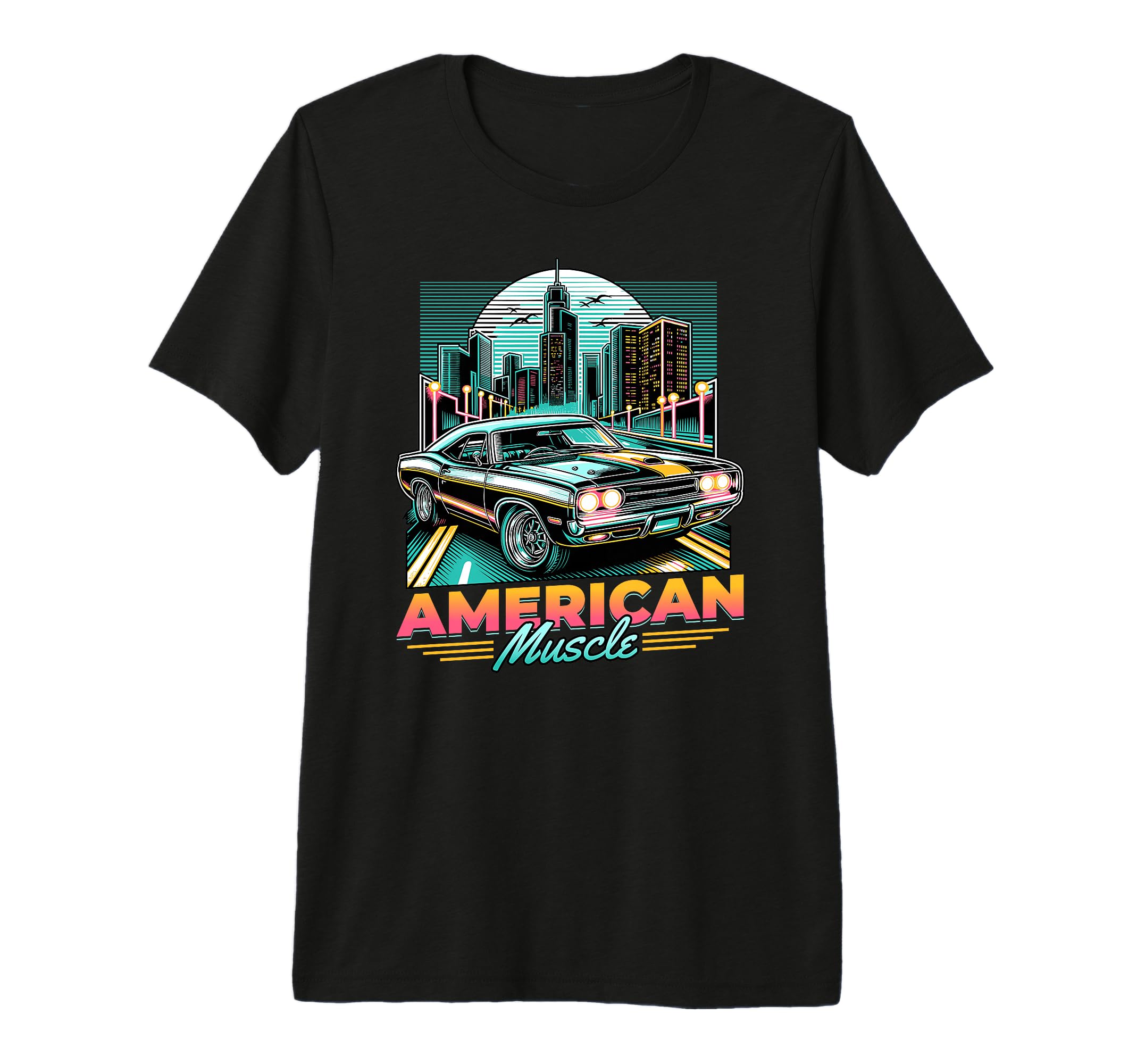 American Muscle Car Car Tri Blend T-Shirt - Streetwear Style Men Women - T-Shirt, Sweatshirt, Hoodie